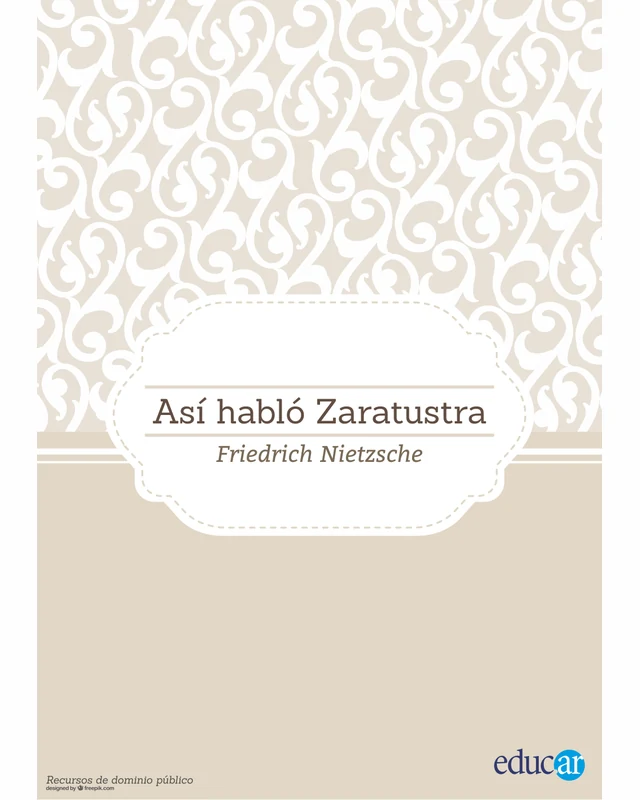 Portada de Así habló Zaratustra